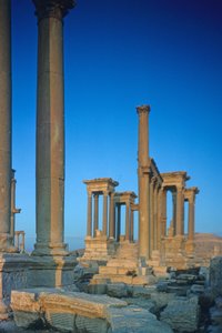 Remains of Columns on the Colonnaded Street